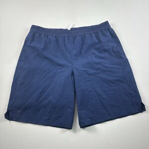 Fabletics Shorts Blue‎ The Fundamental Athletic Active Gym Men XL Lined Train
